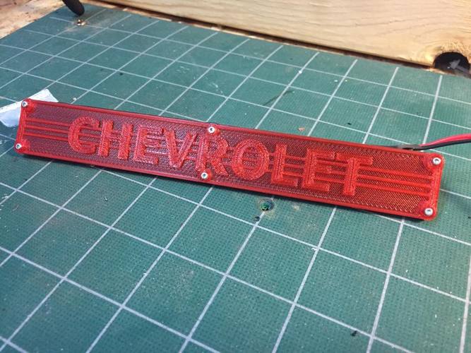 Ascender Chevy Tailgate Light Bar 3D Print 29278