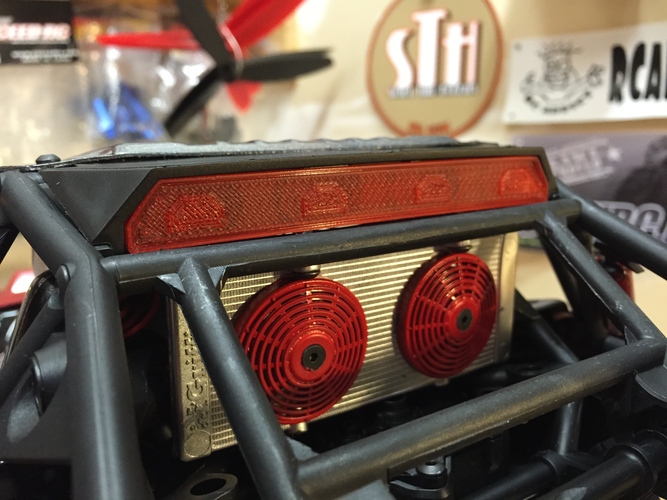 Axial Yeti Rear light Cover 3D Print 29281 Axial Yeti Rear light Cover 3D Print 29281