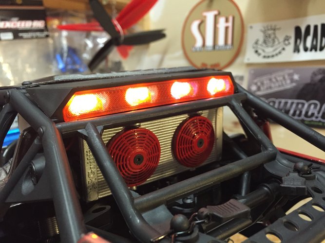 Axial Yeti Rear light Cover 3D Print 29282 Axial Yeti Rear light Cover 3D Print 29282