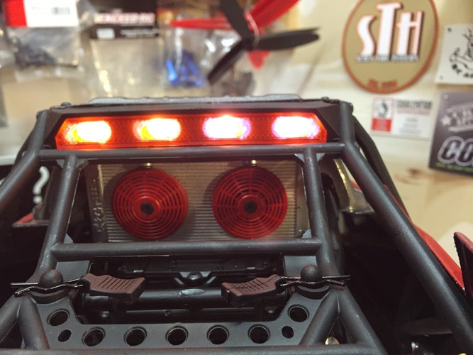 Axial Yeti Rear light Cover 3D Print 29283 Axial Yeti Rear light Cover 3D Print 29283