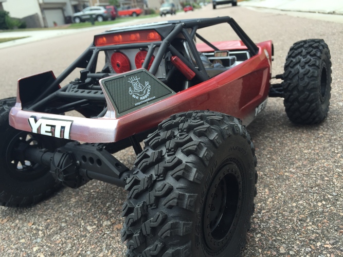 Axial Yeti Rear light Cover 3D Print 29284 Axial Yeti Rear light Cover 3D Print 29284