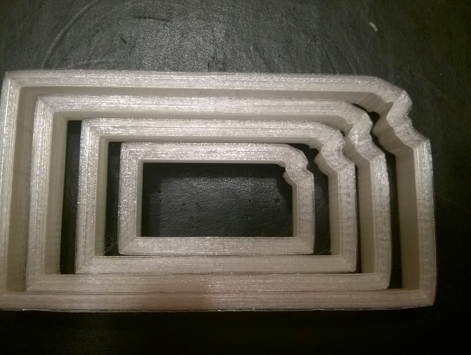 Kansas Cookie Cutter, set of four 3D Print 29346 Kansas Cookie Cutter, set of four 3D Print 29346