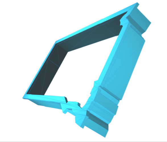 South Dakota Cookie Cutter, set of four 3D Print 29378 South Dakota Cookie Cutter, set of four 3D Print 29378