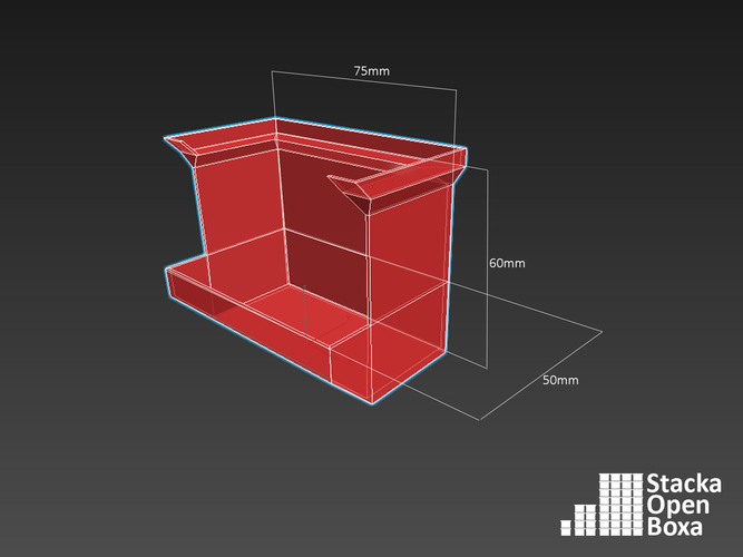 Stacka Open Boxa 3D Print 29477 Stacka Open Boxa 3D Print 29477