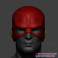 Small The Flash Season 5 Helmet Cosplay Costume 3D print model 3D Printing 295316