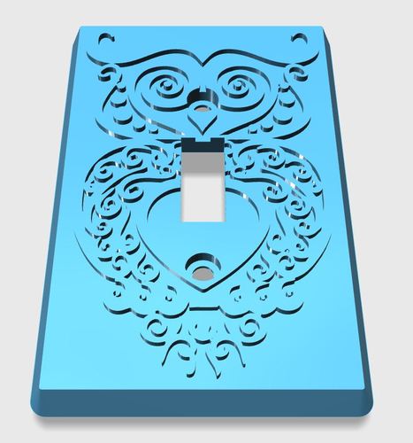 Owl Light Cover 3D Print 29639