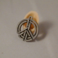Small Peace knot pendant 3D Printing 2977