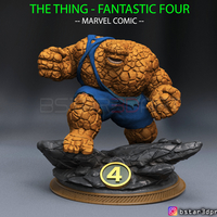 Small The Thing High Quality - Fantastic Four - Marvel Comic  3D Printing 298942