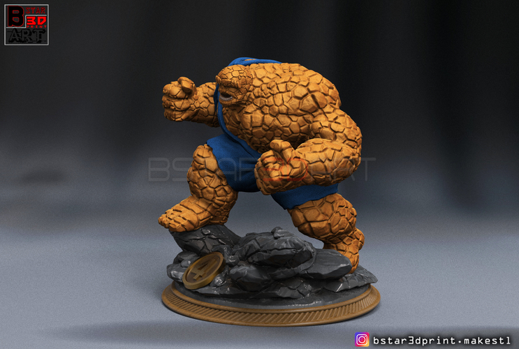 The Thing High Quality - Fantastic Four - Marvel Comic  3D Print 298943
