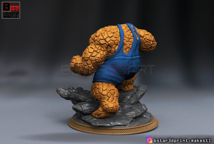 The Thing High Quality - Fantastic Four - Marvel Comic  3D Print 298945
