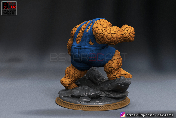 The Thing High Quality - Fantastic Four - Marvel Comic  3D Print 298947