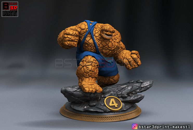 The Thing High Quality - Fantastic Four - Marvel Comic  3D Print 298949