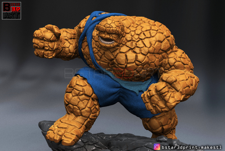 The Thing High Quality - Fantastic Four - Marvel Comic  3D Print 298950