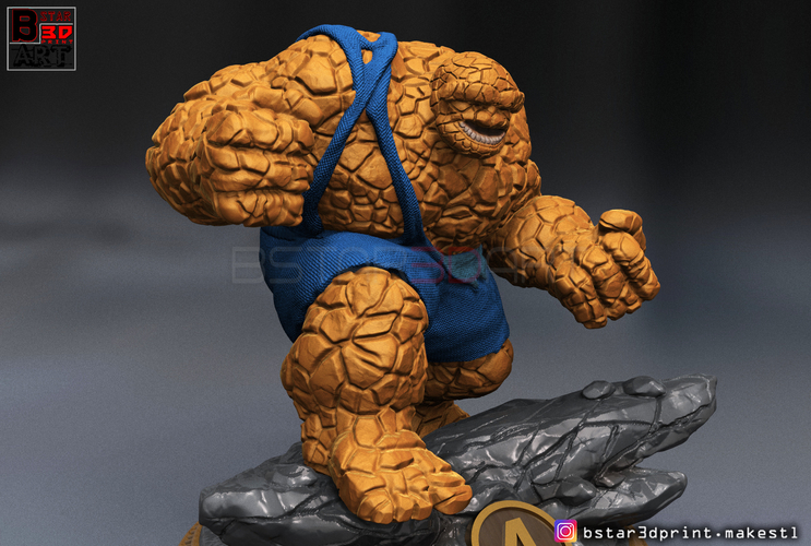 The Thing High Quality - Fantastic Four - Marvel Comic  3D Print 298951