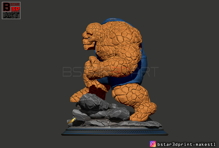 The Thing High Quality - Fantastic Four - Marvel Comic  3D Print 298955