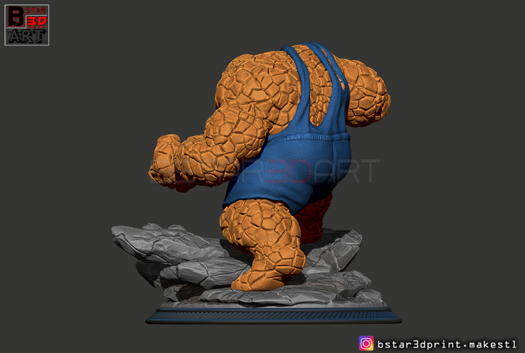 The Thing High Quality - Fantastic Four - Marvel Comic  3D Print 298956
