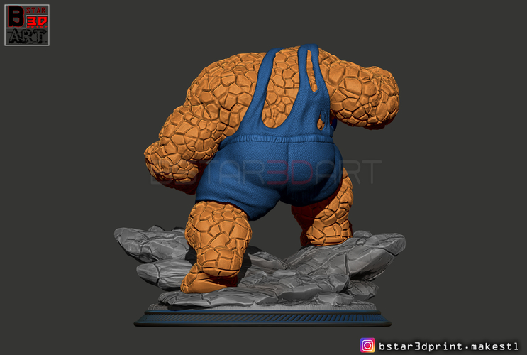 The Thing High Quality - Fantastic Four - Marvel Comic  3D Print 298957