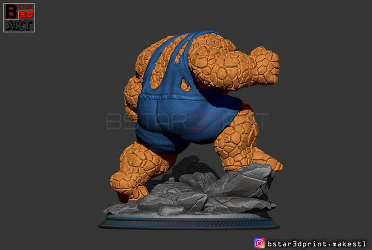 The Thing High Quality - Fantastic Four - Marvel Comic  3D Print 298958