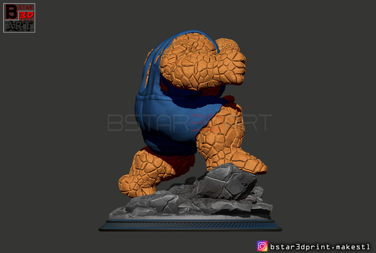 The Thing High Quality - Fantastic Four - Marvel Comic  3D Print 298959