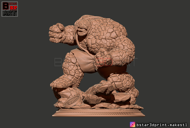 The Thing High Quality - Fantastic Four - Marvel Comic  3D Print 298962