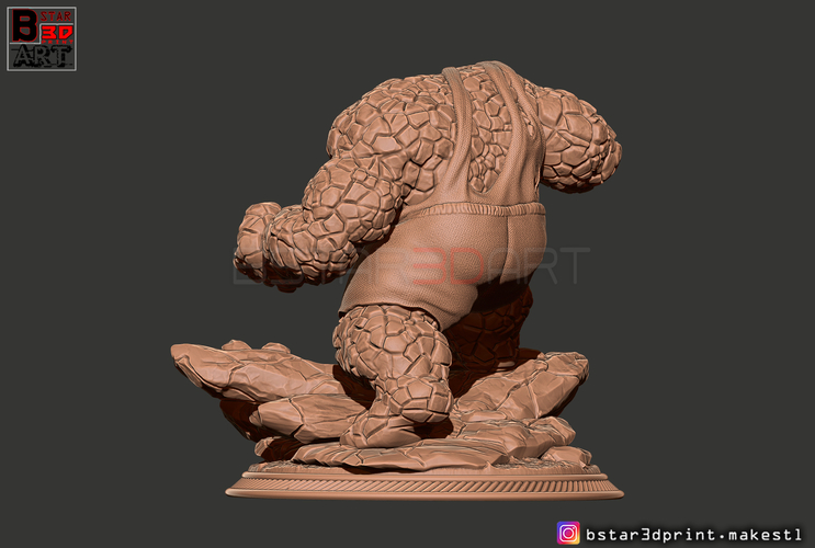 The Thing High Quality - Fantastic Four - Marvel Comic  3D Print 298963