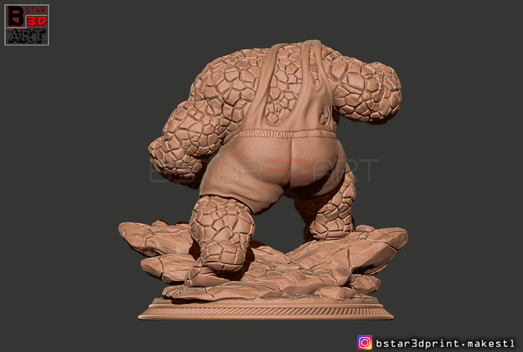 The Thing High Quality - Fantastic Four - Marvel Comic  3D Print 298964