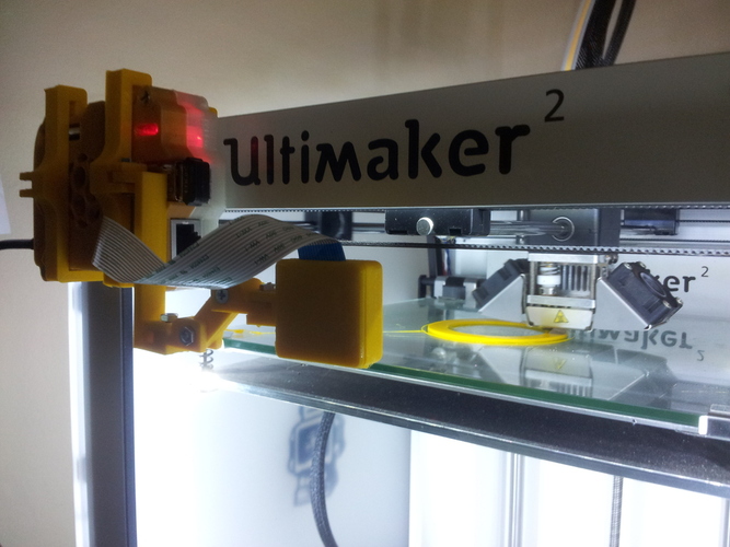 Raspberry and Raspicam mount for Ultimaker 2  3D Print 29925