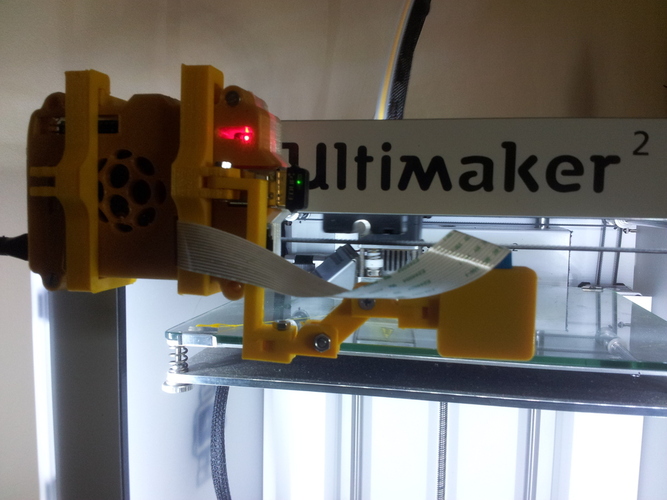 Raspberry and Raspicam mount for Ultimaker 2  3D Print 29926