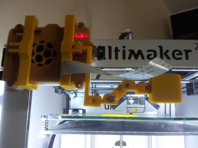 Raspberry and Raspicam mount for Ultimaker 2  3D Print 29928