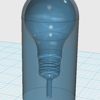 Small CAM-Source 3D: Encapsulated Lightbulb 3D Printing 29941