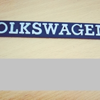 Small VW Mk1 rear volkswagen badge 3D Printing 299425