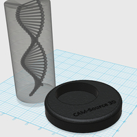 Small CAM-Source 3D: Encapsulated Double Helix 3D Printing 29951