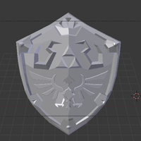 Small Shield of Hyrule  3D Printing 299907