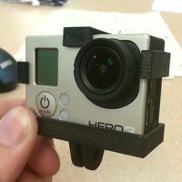 Small Minimal GoPro Frame 3D Printing 29991