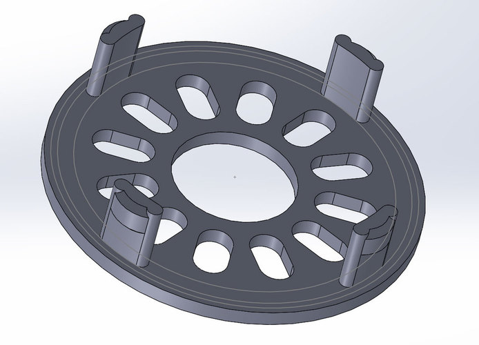 Air Vent - with easy removal hole. 3D Print 30001 Air Vent - with easy removal hole. 3D Print 30001