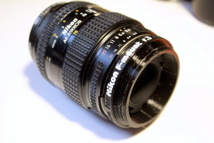 Nikon F adapter for GuerillaBeam projectors 3D Print 30079
