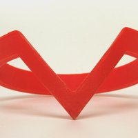 Small Triangle Cuff (10mm) 3D Printing 30138