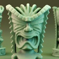 Small Tiki God of Money 3D Printing 30191