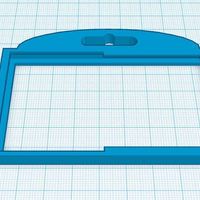 Small Double ID Badge Holder 3D Printing 30226