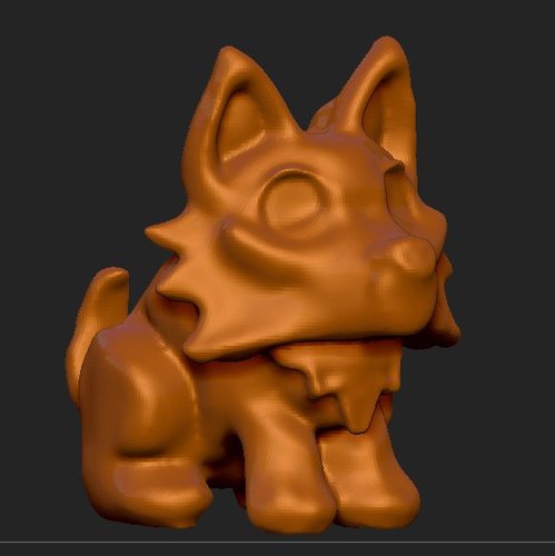 Puppy Wolf 3D Print 30272