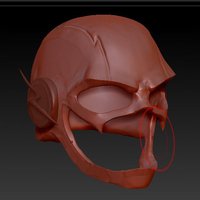 Small the Flash helmet 3D Printing 30273