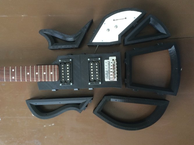 Electric Guitar 3D Print 30292