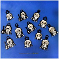 Small Minions Keychain / Magnets - Skull / Skeleton Version 3D Printing 30306