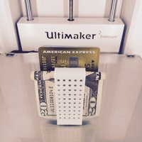 Small Double Money Clip 3D Printing 30343