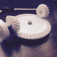 Small Spiral Bevel Gear Toy Set 3D Printing 30347