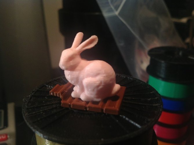 Easter Bunny and Candy Bar 3D Print 30452