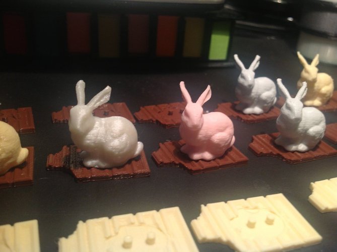 Easter Bunny and Candy Bar 3D Print 30453
