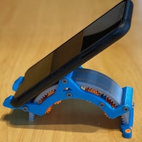 Small Mechanical Adjustable Iphone Stand V2 3D Printing 306341