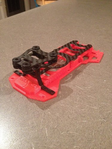 Walkera Runner 250 Upper 'News Van' Tray Reinforcement 3D Print 30815