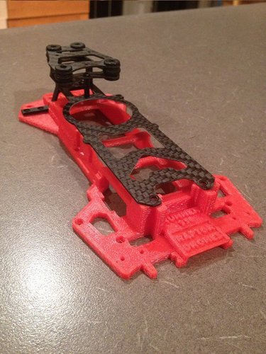 Walkera Runner 250 Upper 'News Van' Tray Reinforcement 3D Print 30816